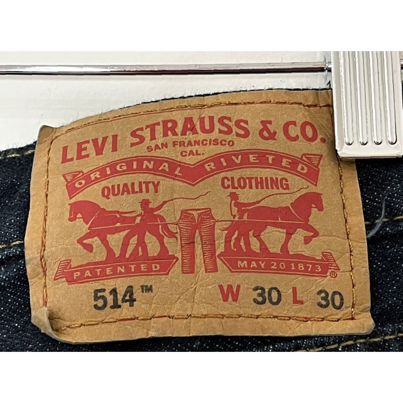 Levi's Levi’s 514 Jeans Men Slim Straight Dark Wash Sz 30 X 30 Regular Inseam 30 Blue Jeans Levi's 514 Slimming Size US 30 / EU 46 - 3 Thumbnail