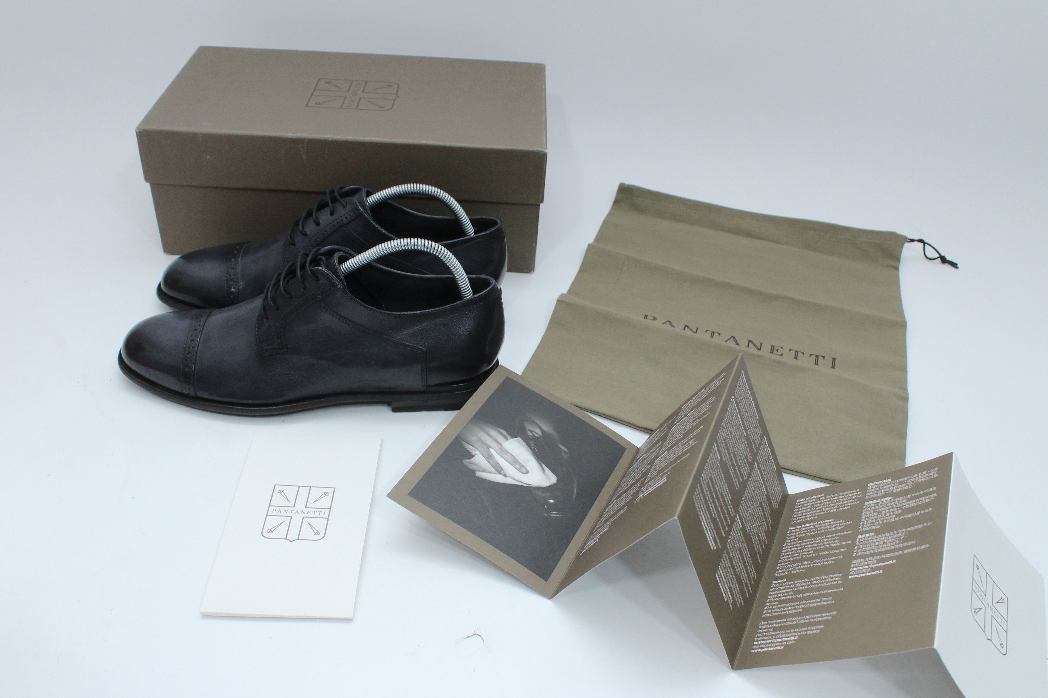 Pantanetti Pantanetti Casual Leather Shoes Lagos Size 41 Made In Italy Size US 8 / EU 41 - 4 Thumbnail