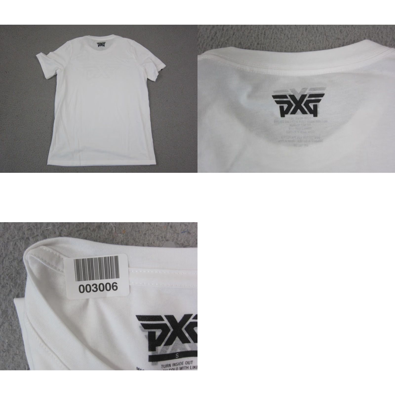 Vintage PXG Shirt Womens Small S White Outline Logo Short Sleeve Crew Neck T-Shirt Cotton Knit Casual Logo Womens XS? Size S / US 4 / IT 40 - 8 Thumbnail