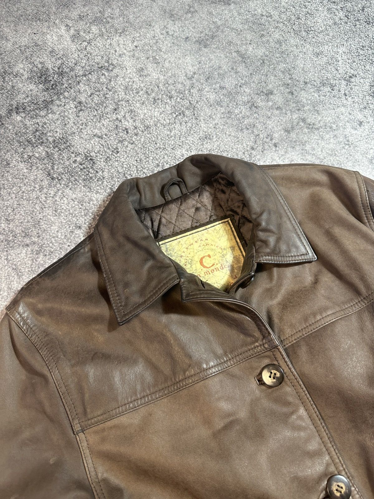 Other Y2K Vintage Leather Jacket Streetwear Rare Style USA VTg M Size US M / EU 48-50 / 2 - 3 Thumbnail