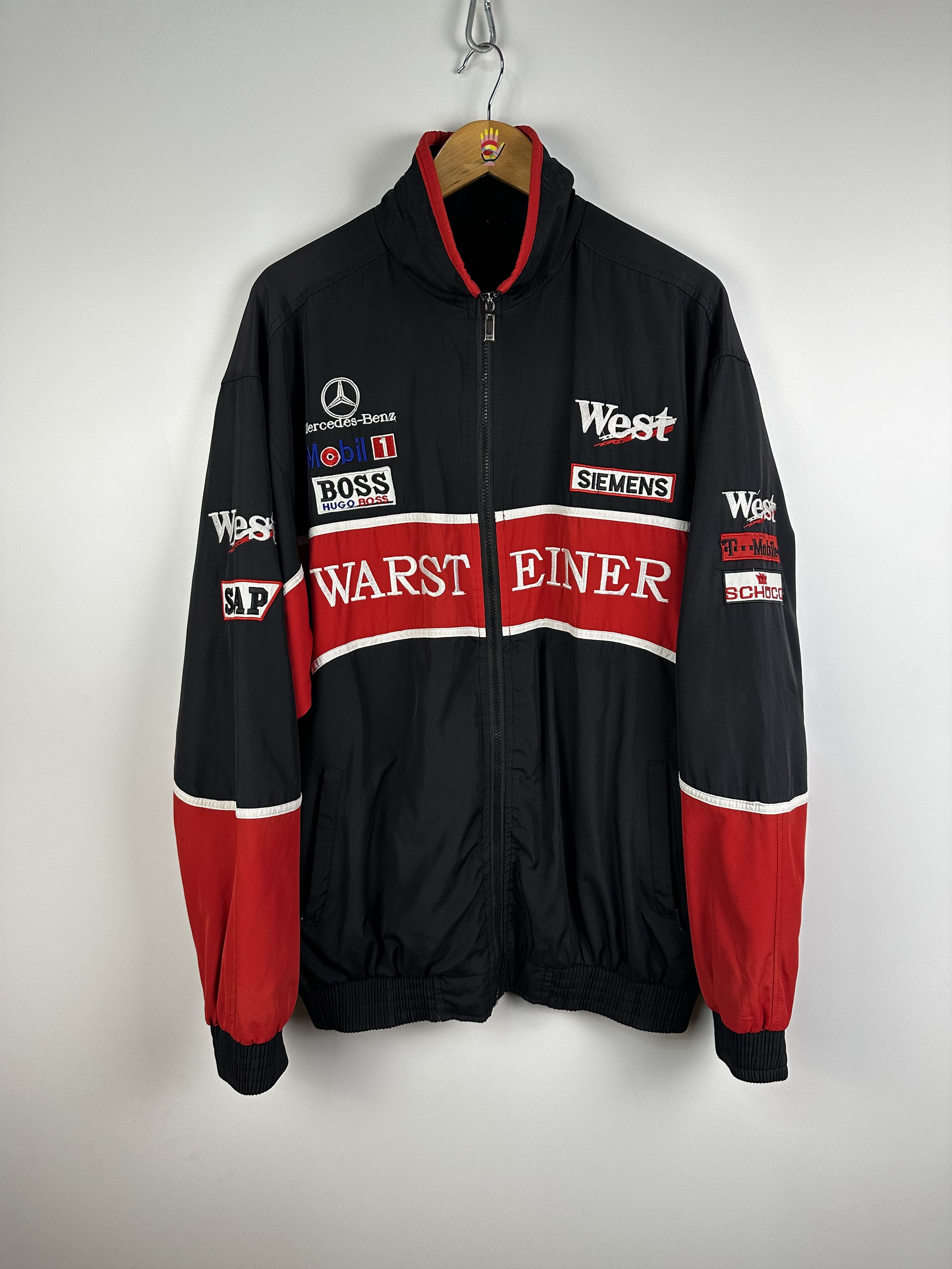 Vintage Vintage Mercedes-Benz West Warsteiner F1 Racing Team Jacket ...