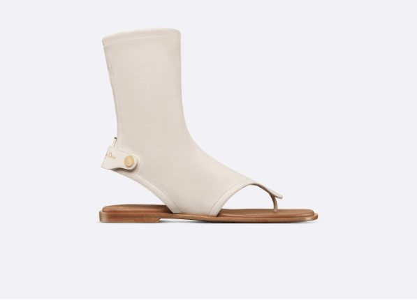 image of Dior O1Bcso1Str0524 Thong Sandals In White, Women's