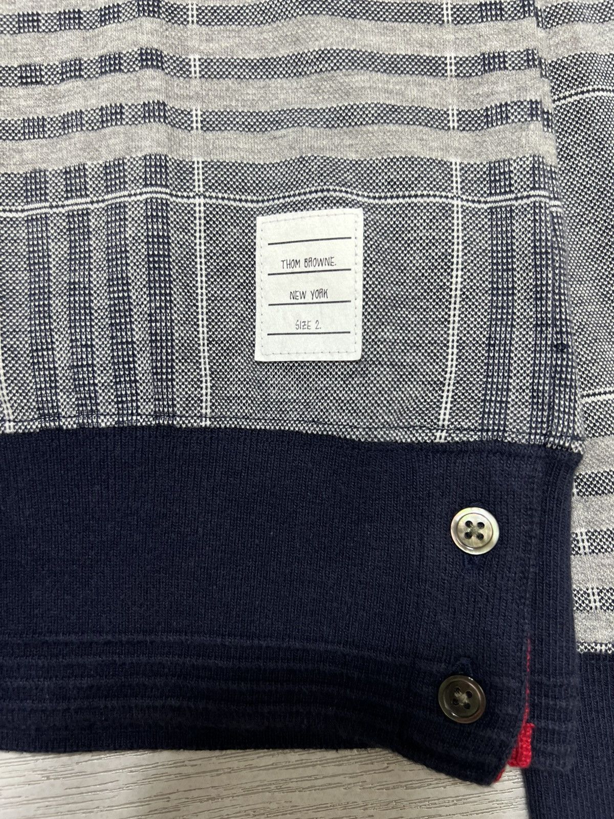 Thom Browne Thom Browne - 4 Bar Tartan Plaid Crewneck Sweatshirt Size M / US 6-8 / IT 42-44 - 8 Thumbnail