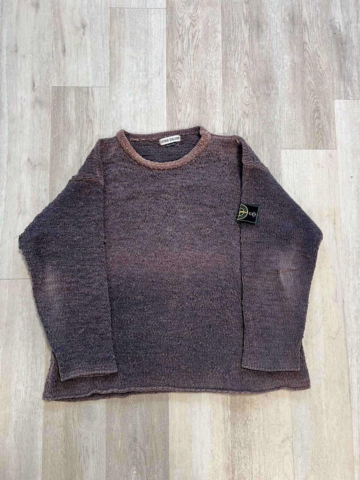 Stone Island Rare 1995 VINTAGE Stole Island knit sweater Size US M / EU 48-50 / 2 - 1 Thumbnail
