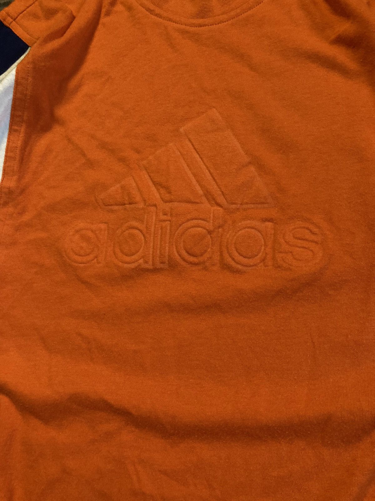 Adidas × Vintage Adidas embossed vintage logo tee Size US XL / EU 56 / 4 - 6 Thumbnail