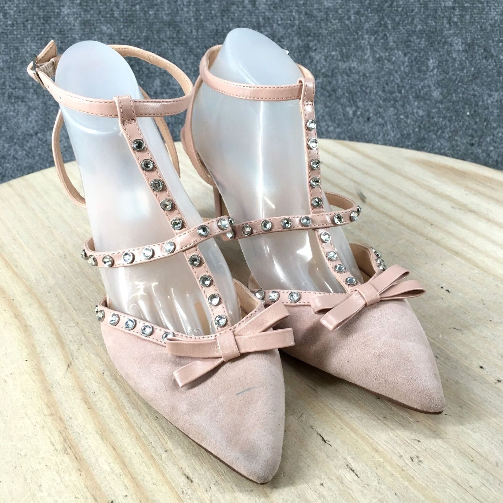 Vintage INC International Concepts Heels Womens 5.5 M Daniaa Pointed Gladiator Pink Size US 6 / IT 36 - 3 Thumbnail