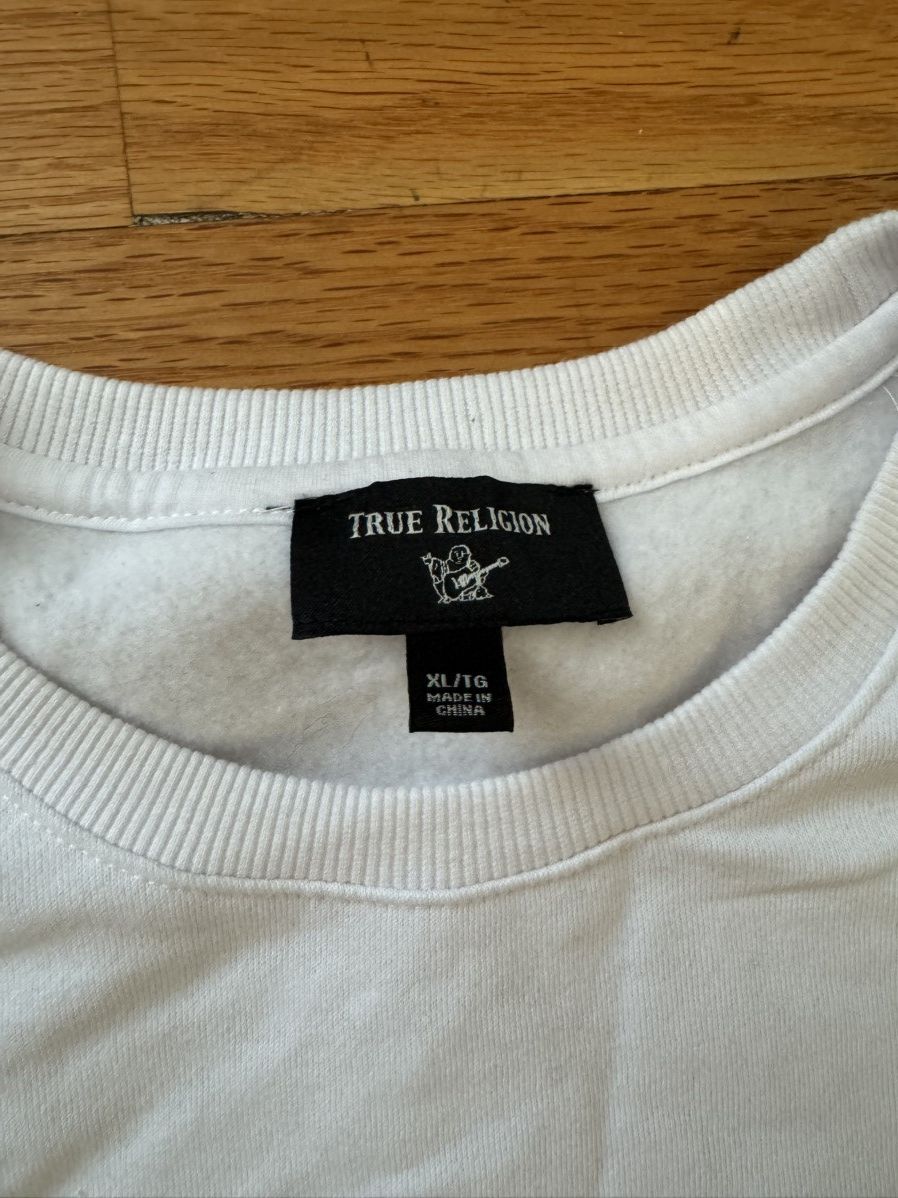 True Religion True Religion White Crewneck Size US XL / EU 56 / 4 - 3 Thumbnail
