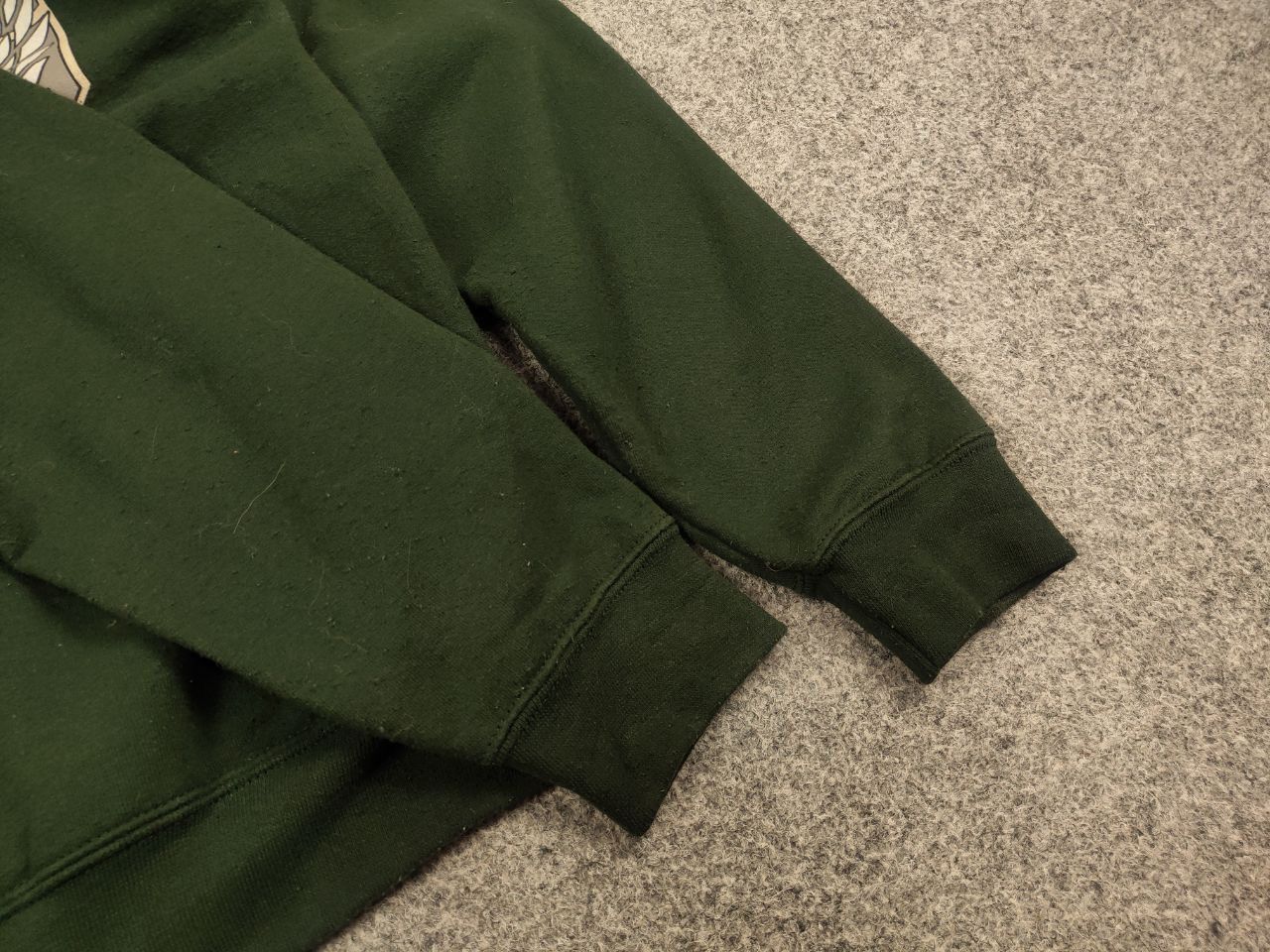 Anime Vintage Attack On Titan Anime Movie Game Zip Logo Hoodie Size US M / EU 48-50 / 2 - 9 Thumbnail