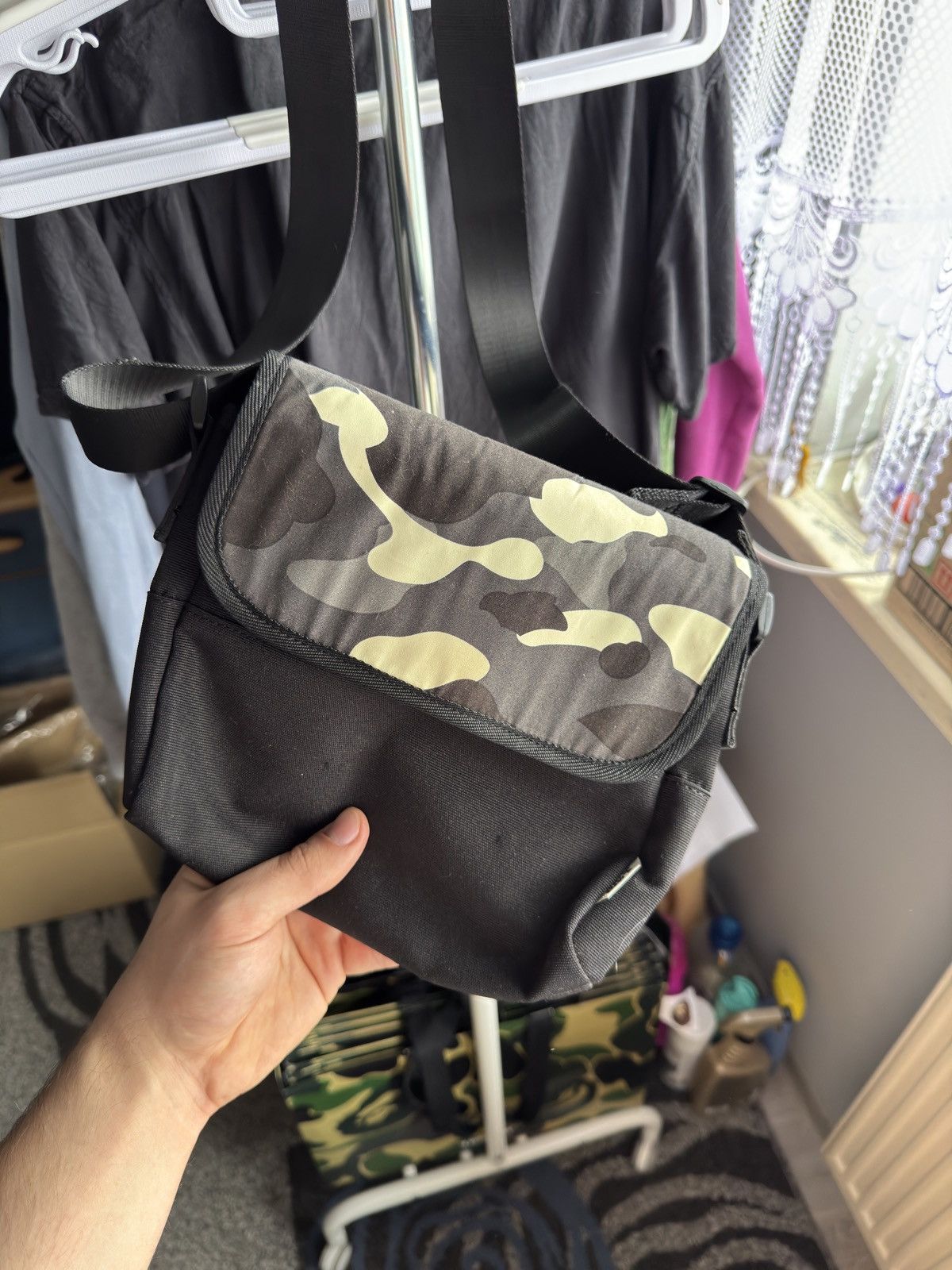 Bape BAPE Shoulder Bag Logo Sling Cross Body Pouch Wallet Size ONE SIZE - 1 Thumbnail