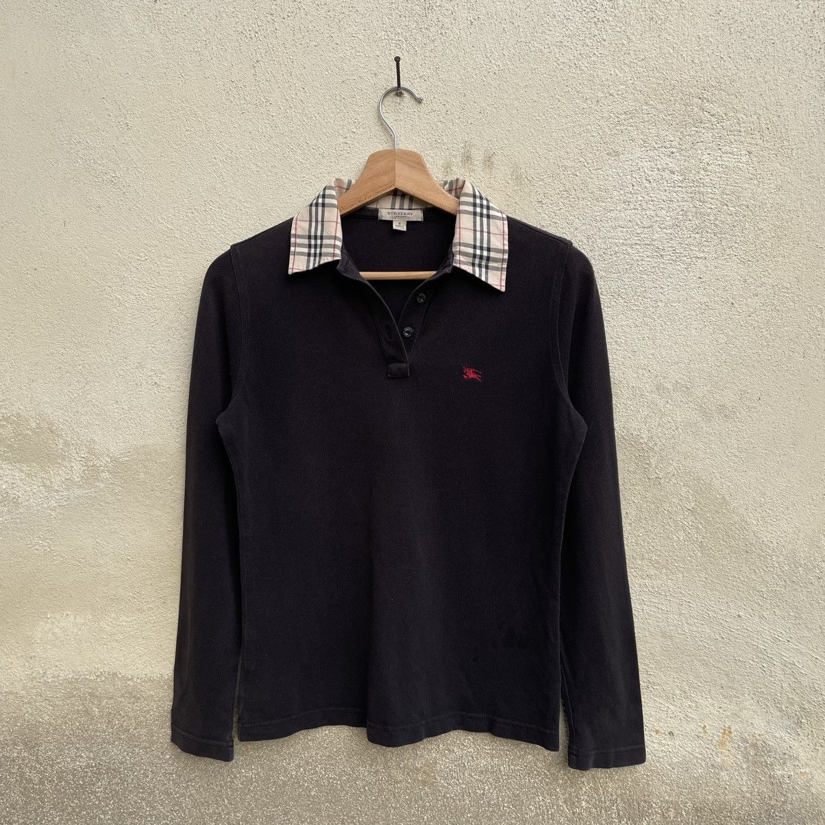 Vintage Burberry Nova Check Polo Shirt 🍒
