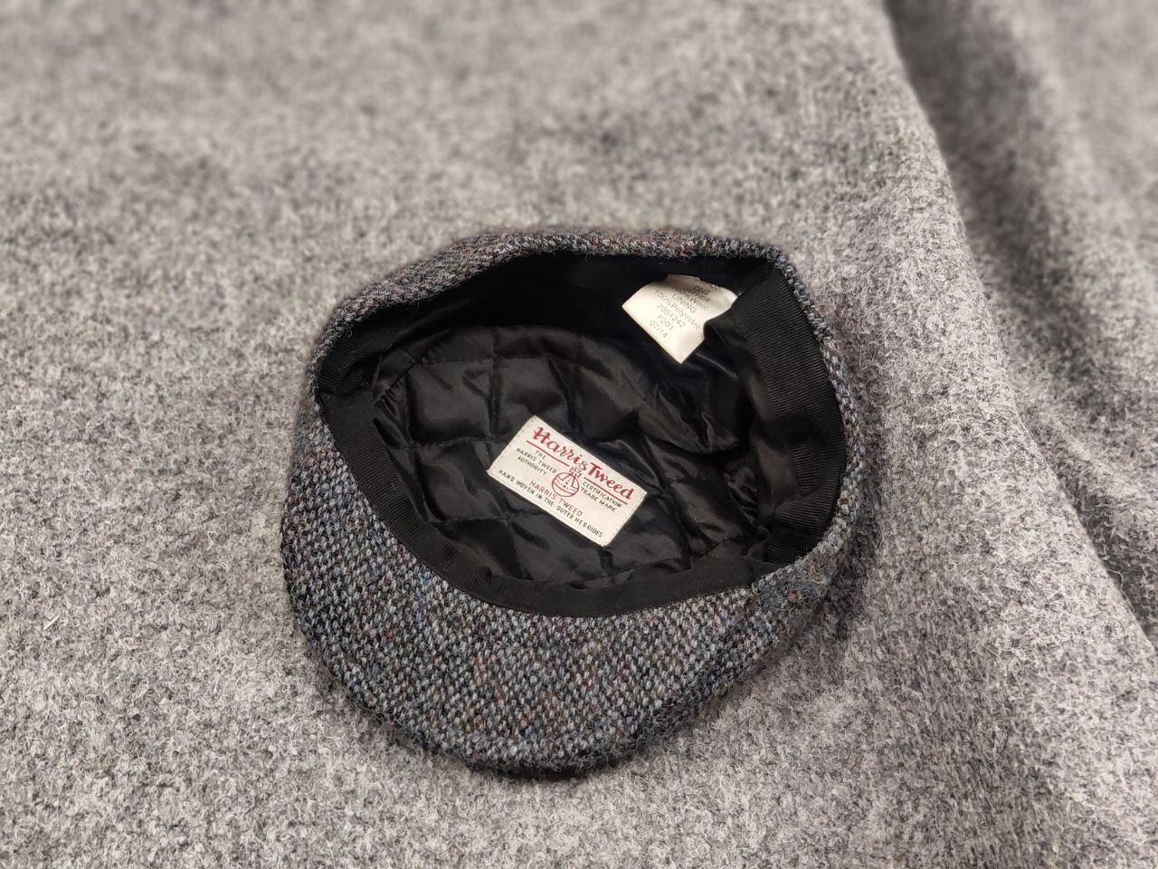 Harris Tweed Vintage Harris Tweed Gray Plaid Wool Flat Hat Size ONE SIZE - 9 Thumbnail