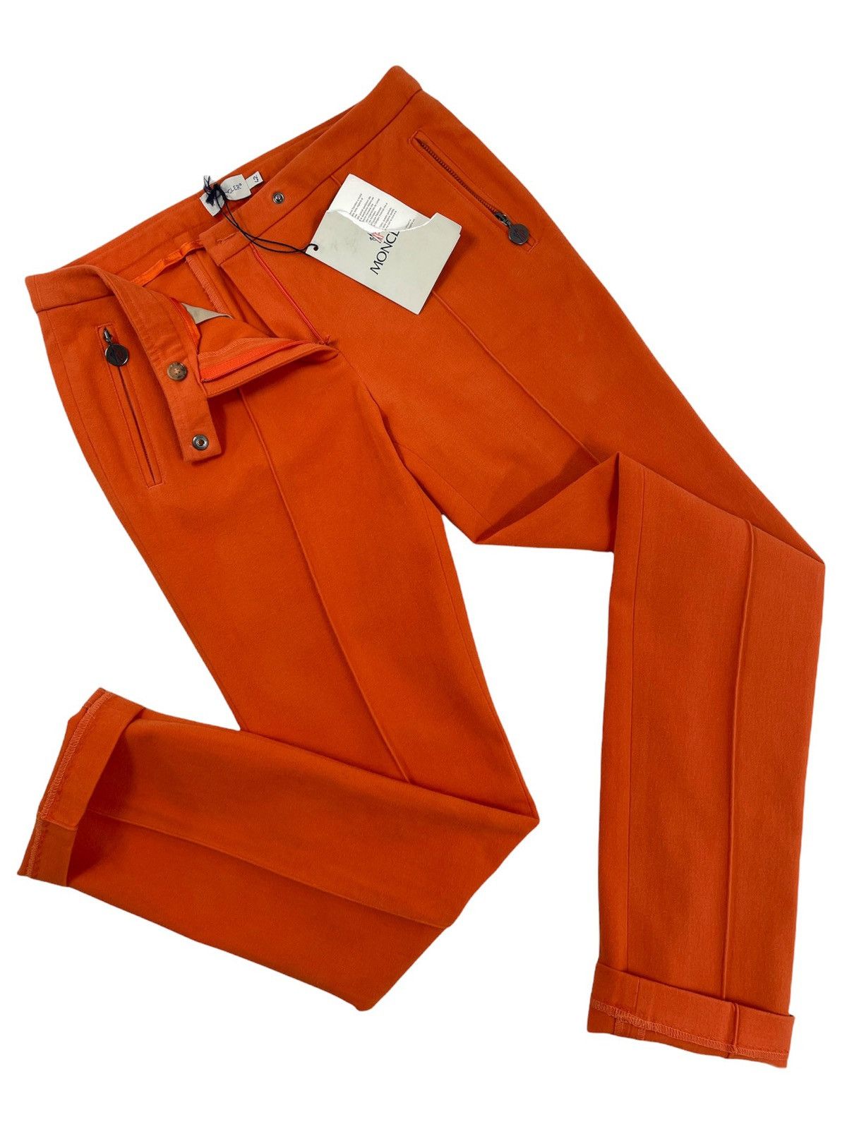 Moncler × Moncler Gamme Bleu × Moncler Grenoble BNWT Logo Tab Designer Fleece Zip-Pockets Trousers Casual Pants Size 28" / US 6 / IT 42 - 5 Thumbnail