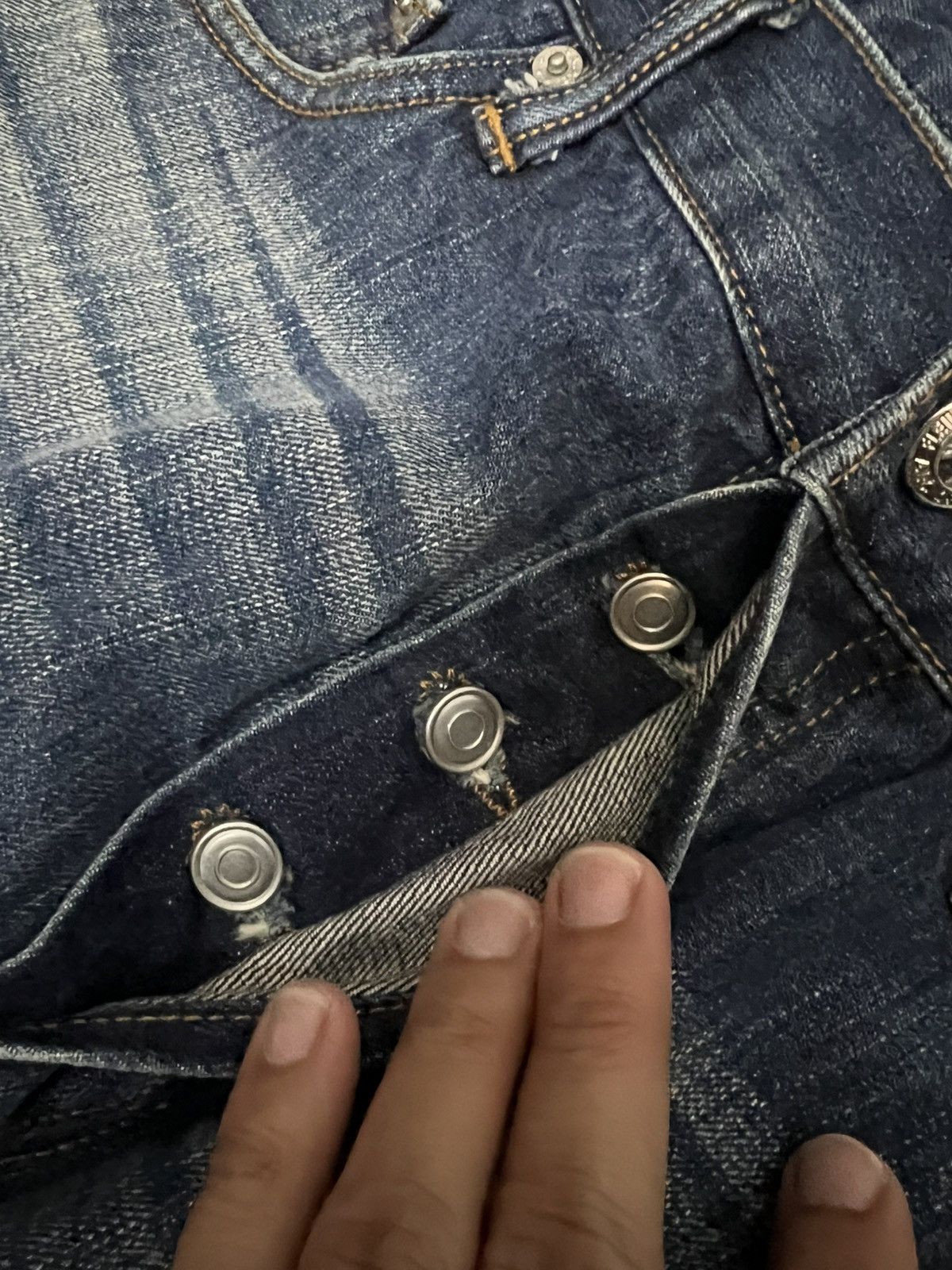 A.P.C. Vintage A.P.C Clawmark Selvedge Distressed Denim Jean Size US 34 / EU 50 - 14 Thumbnail