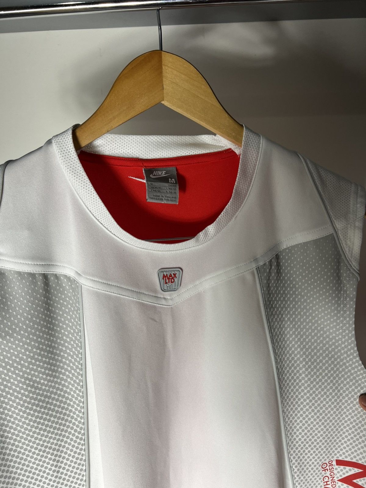 Nike VINTAGE NIKE MAX LTD RETRO T-SHIRT DRILL SWOOSH Y2K 90s USA Size US M / EU 48-50 / 2 - 9 Thumbnail