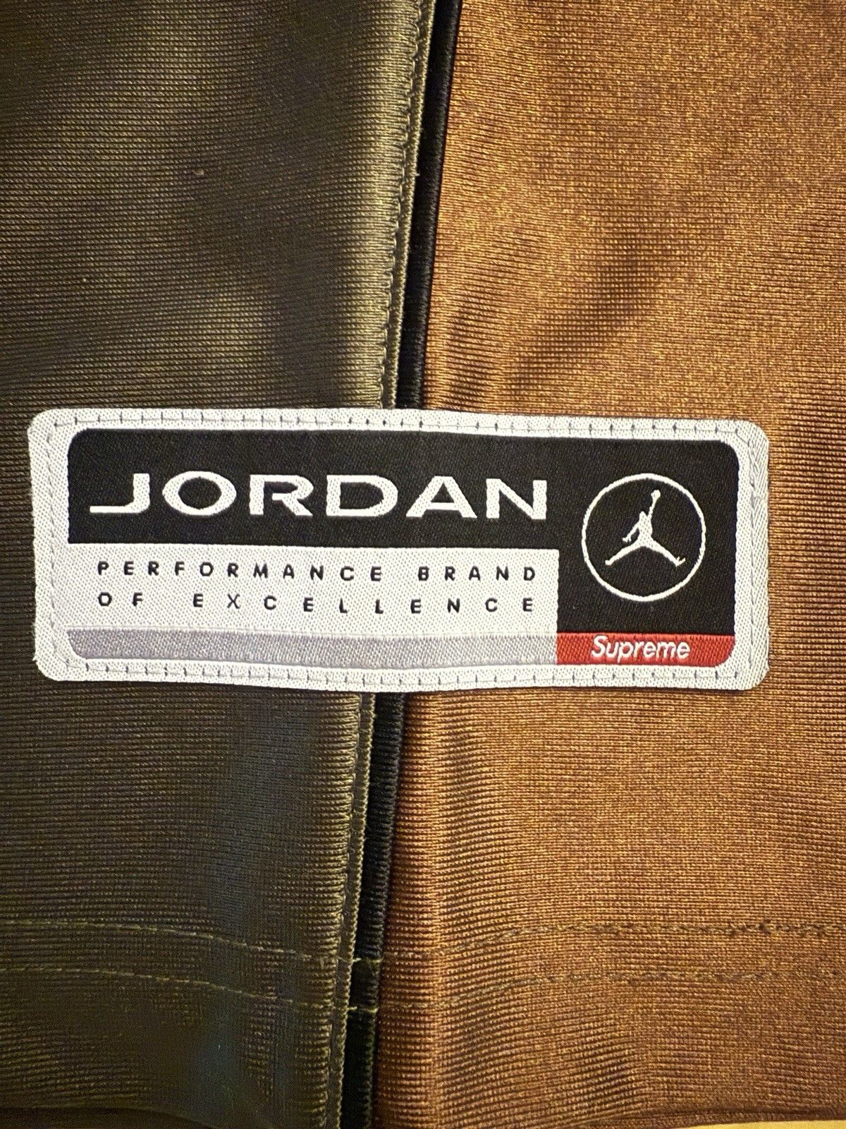 Jordan Brand × Supreme Warm Up Jersey Olive Size Medium Size US M / EU 48-50 / 2 - 5 Thumbnail