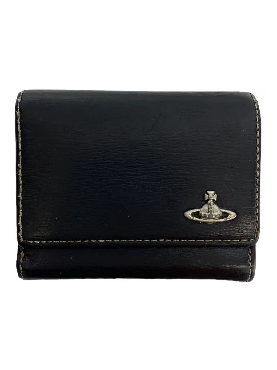 Vivienne Westwood Contrast Stitch Orb Leather Wallet Size ONE SIZE - 1 Thumbnail