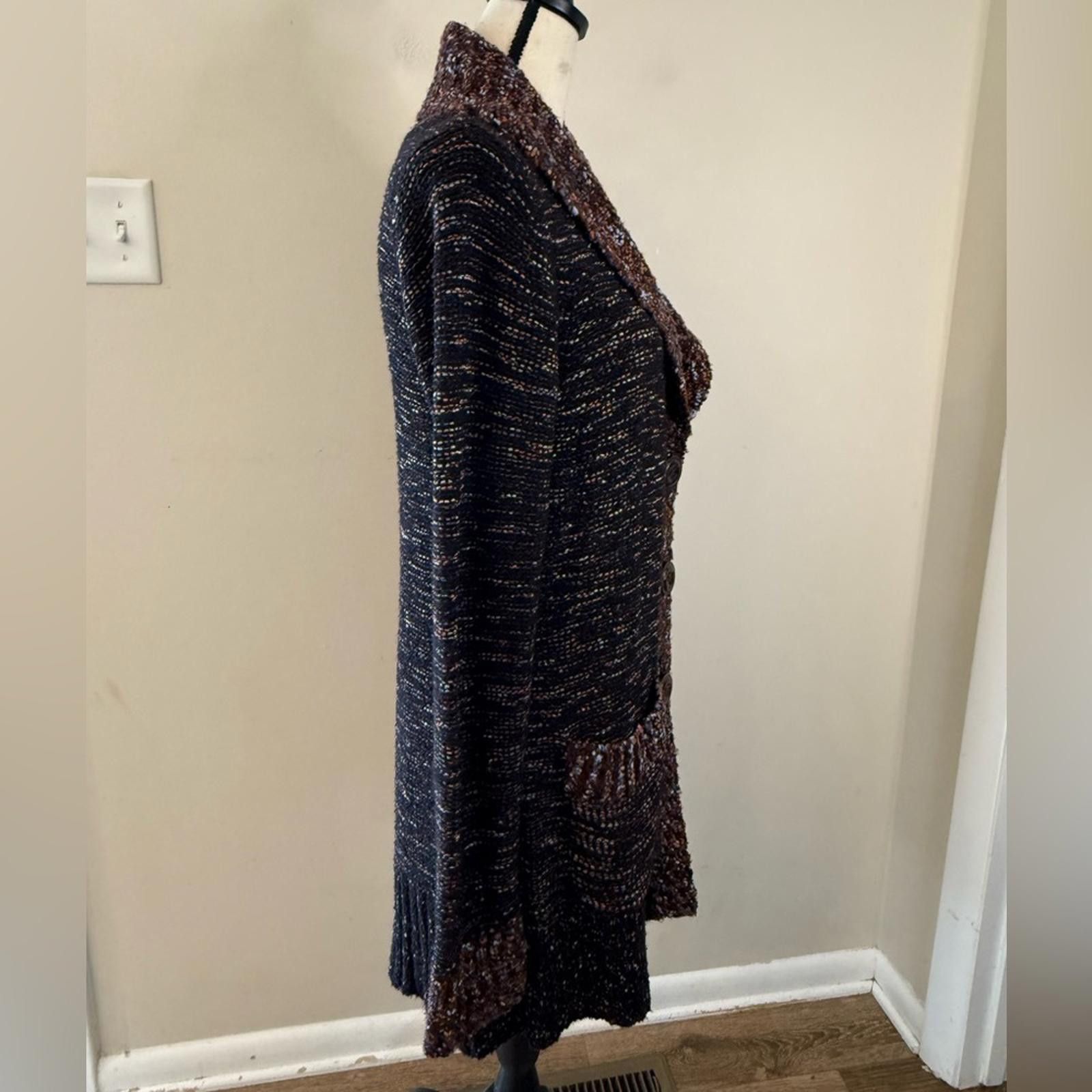 Coldwater Creek Coldwater Creek boho long line chunky cardigan SZ M Size M / US 6-8 / IT 42-44 - 2 Thumbnail