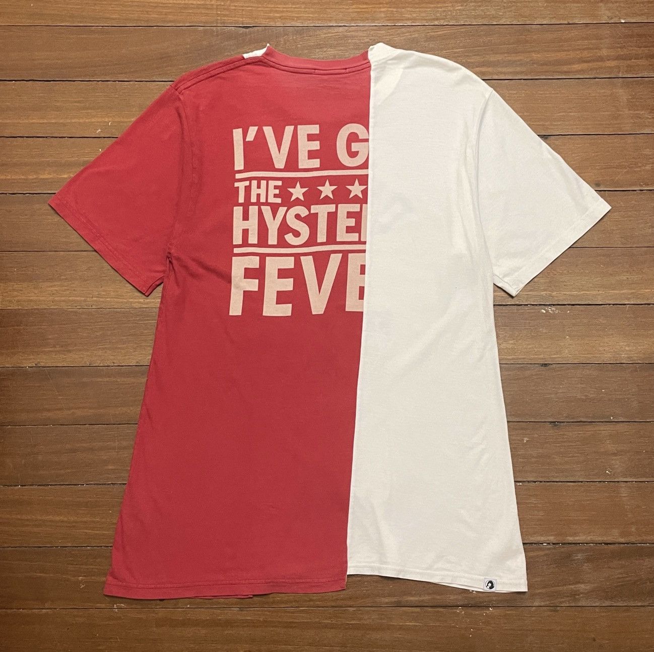 Hysteric Glamour Very Rare Vintage Hysteric Glamour Two Tone T-shirt 2000s Size US M / EU 48-50 / 2 - 2 Thumbnail