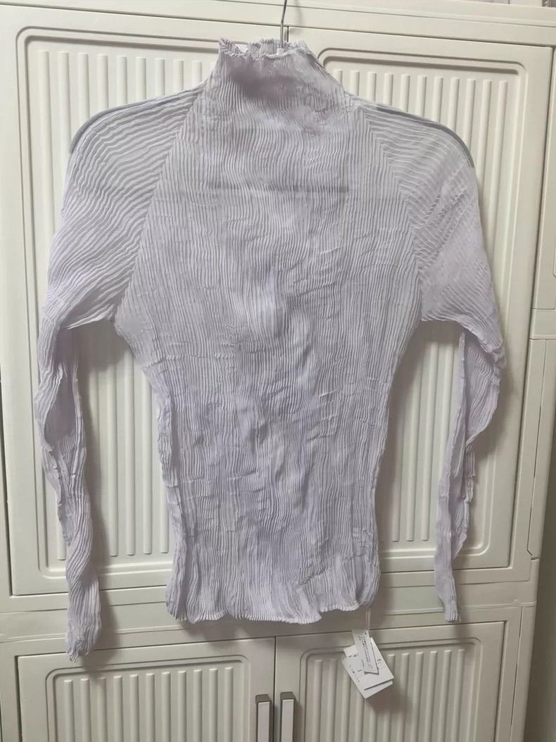 Issey Miyake Issey Miyake size:2 Gentle light purple versatile long-sle Size XS / US 0-2 / IT 36-38 - 1 Thumbnail