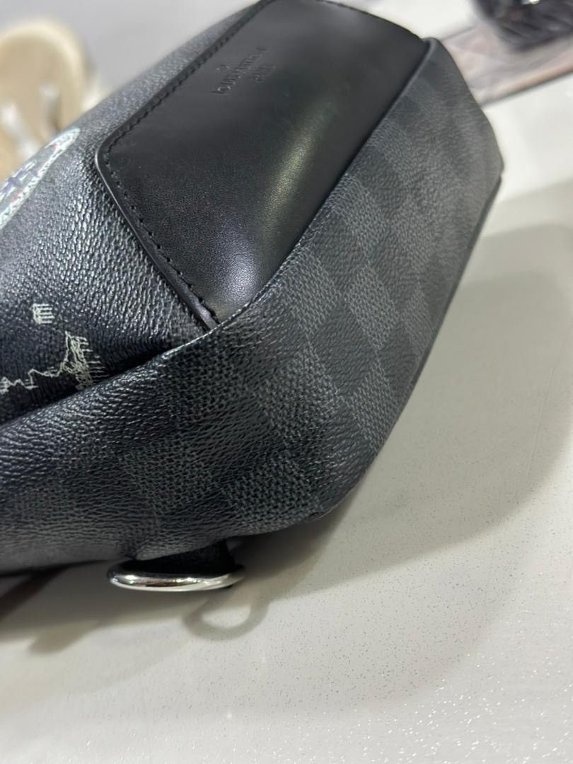 Louis Vuitton LOUIS VUITTON AVENUE DAMIER WORLD MAP GRAPHITE CANVAS SLING Size ONE SIZE - 11 Thumbnail