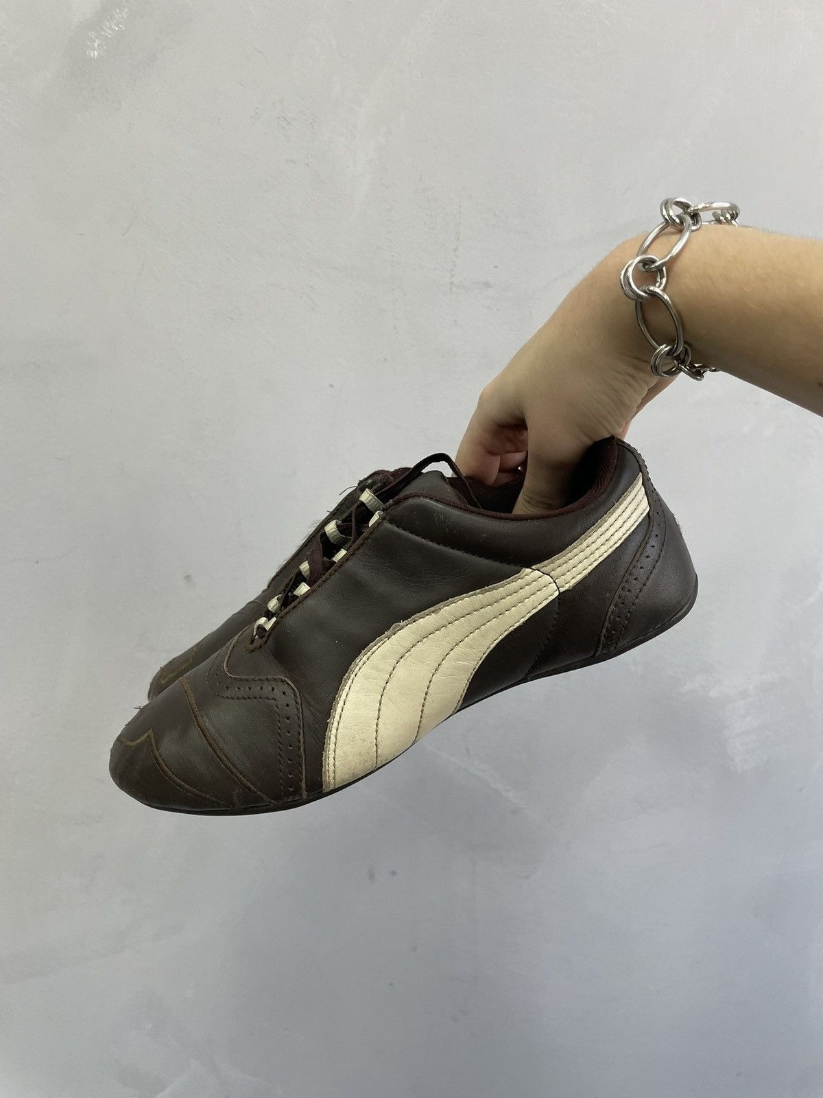 Puma hype brown leather mostro bubble puma speed cat shoes Size US 6 / IT 36 - 12 Thumbnail