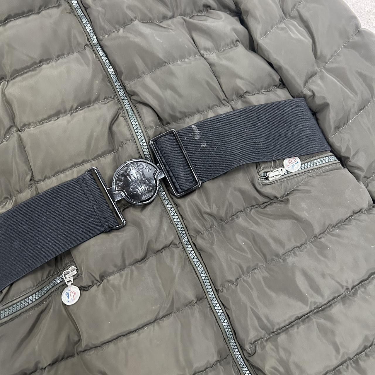 Moncler Moncler Women's Grey Genuine Long Down Puffer Coat Size 2 Size M / US 6-8 / IT 42-44 - 4 Thumbnail