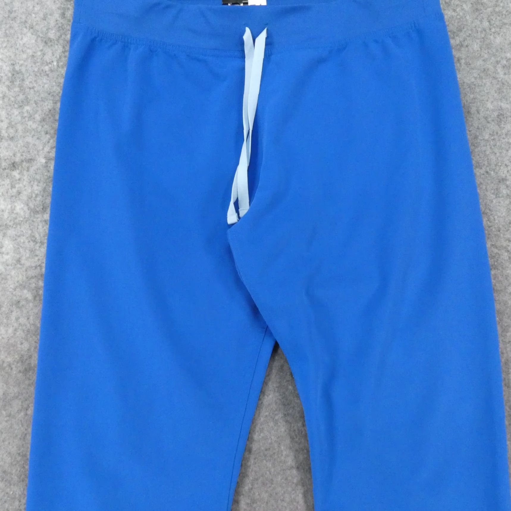 Vintage Figs Technical Collection Scrub Pants Adult Large Blue w Drawstring Size US 33 - 3 Thumbnail