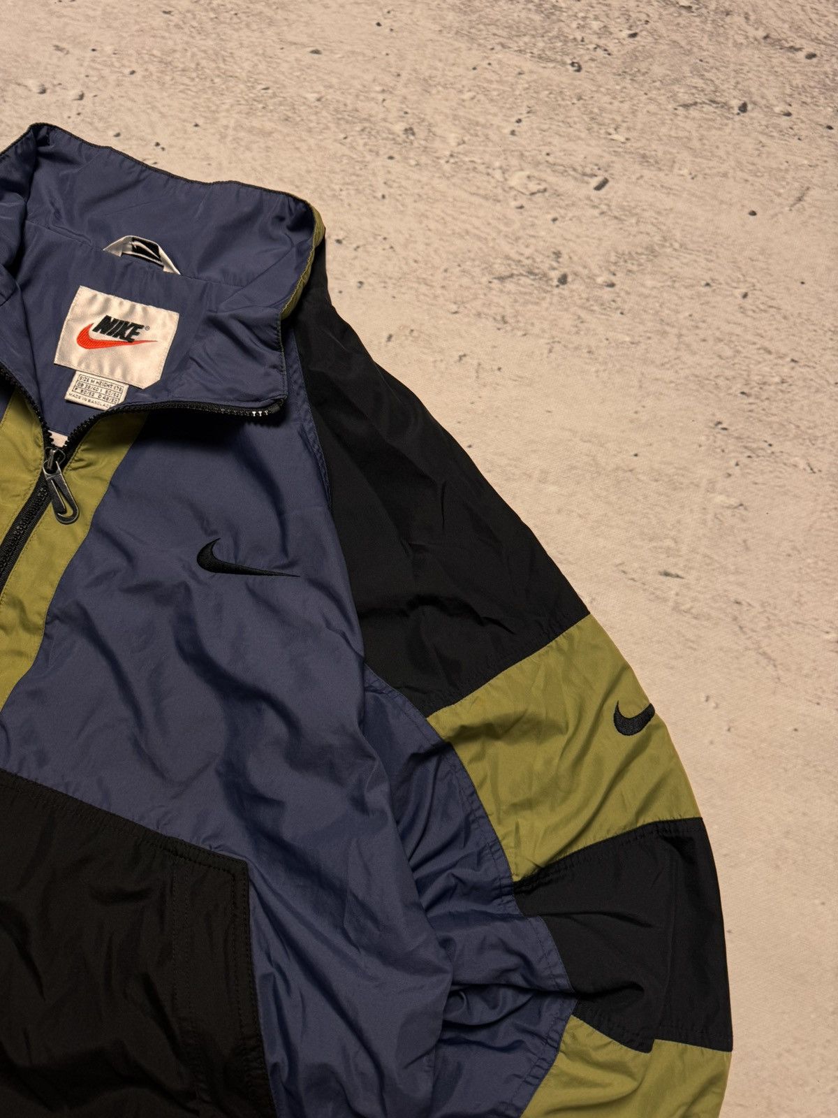 Nike × Nike ACG NIKE VINTAGE DOUBLE LOGO OVERSIZE NYLON LIGHT JACKET Size US M / EU 48-50 / 2 - 4 Thumbnail