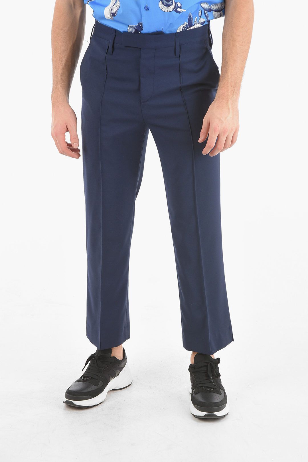 image of Neil Barrett Og1Mm1223 Pant In Blue, Men's (Size 28)