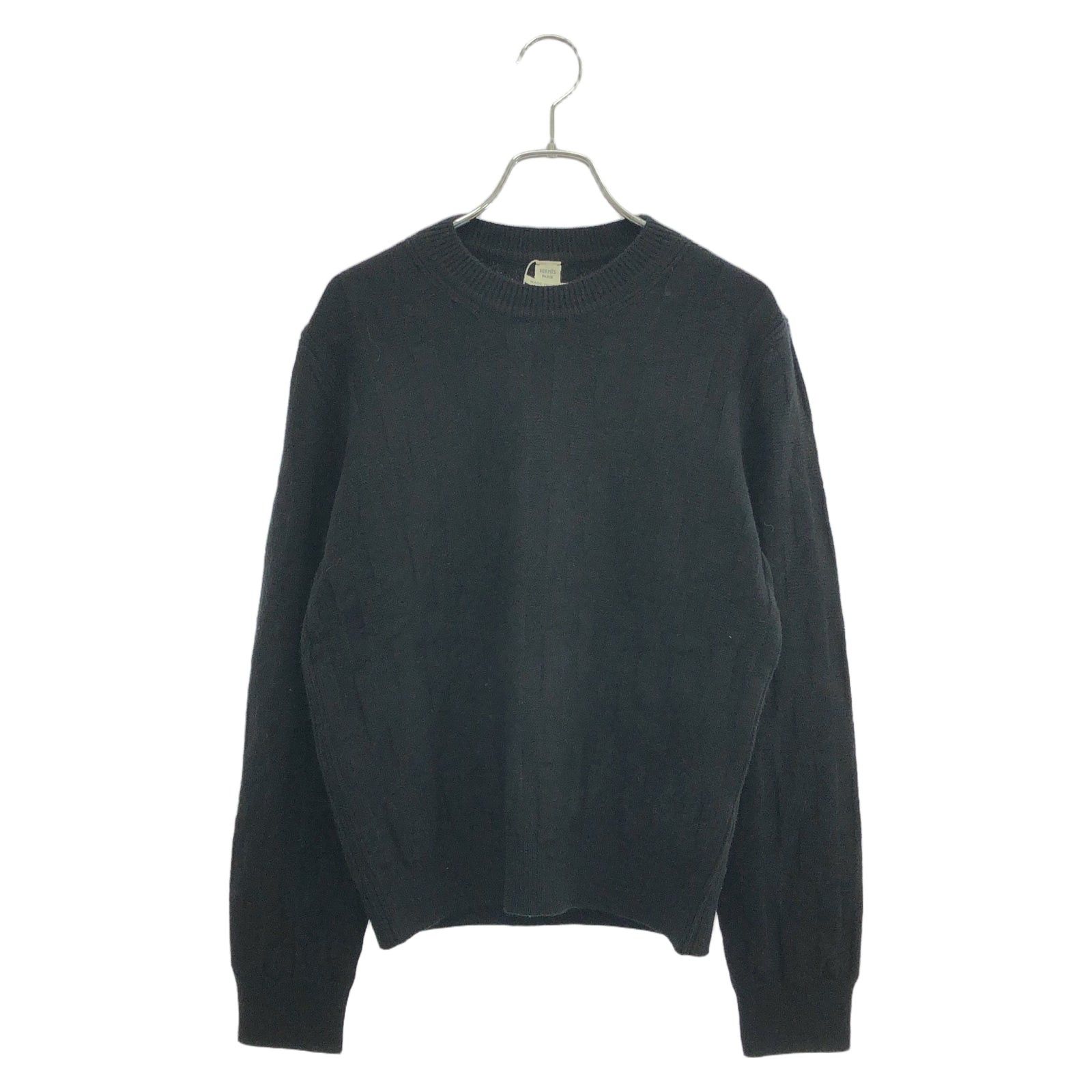 Hermes Hermes Sweater Knit Wool Black Size ONE SIZE - 1 Thumbnail