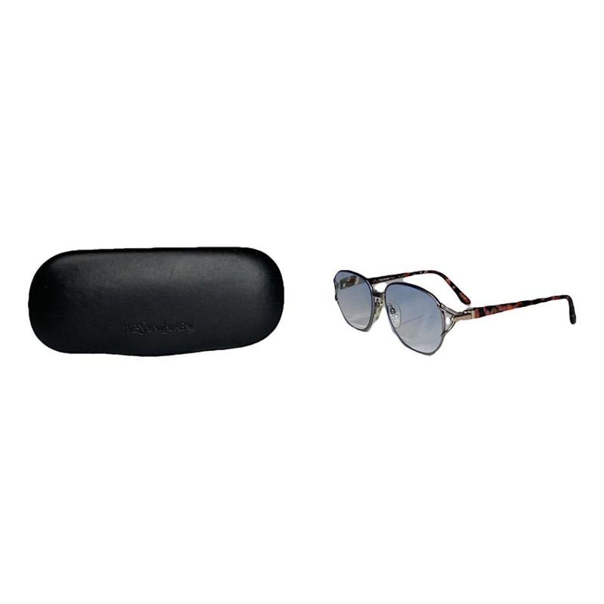 Yves Saint Laurent Gold Metal Sunglasses Size ONE SIZE - 1 Thumbnail