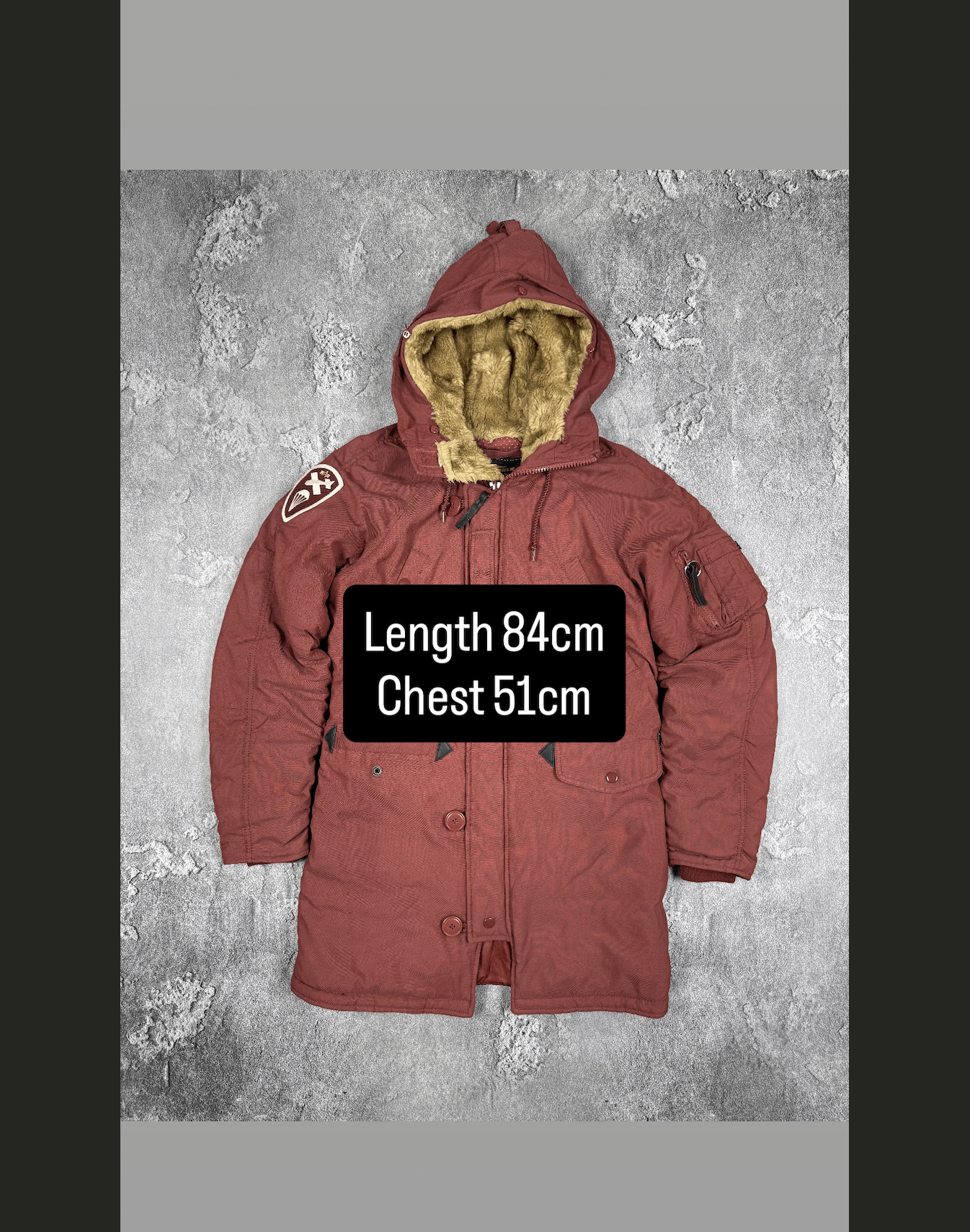 Alpha Industries Alpha Industries Faux Fur Long Jacket Parka Size S Stretwear Size US S / EU 44-46 / 1 - 2 Thumbnail