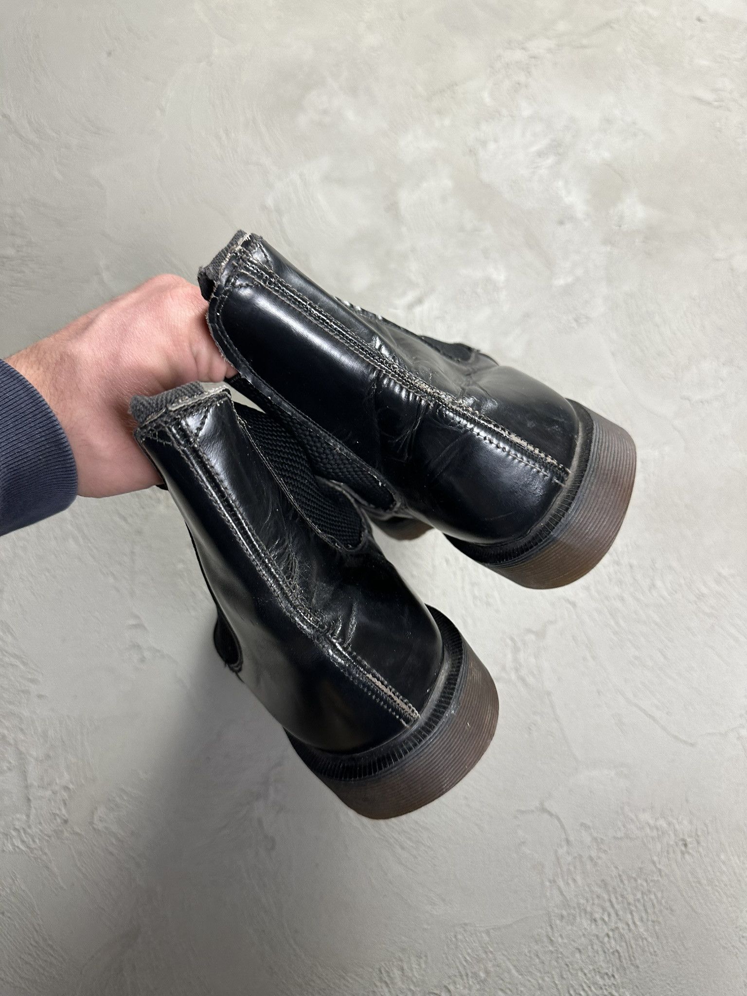 Dr. Martens Vintage Dr. Martens Ankle Chelsea Leather Boots Size US 8 / EU 41 - 5 Thumbnail