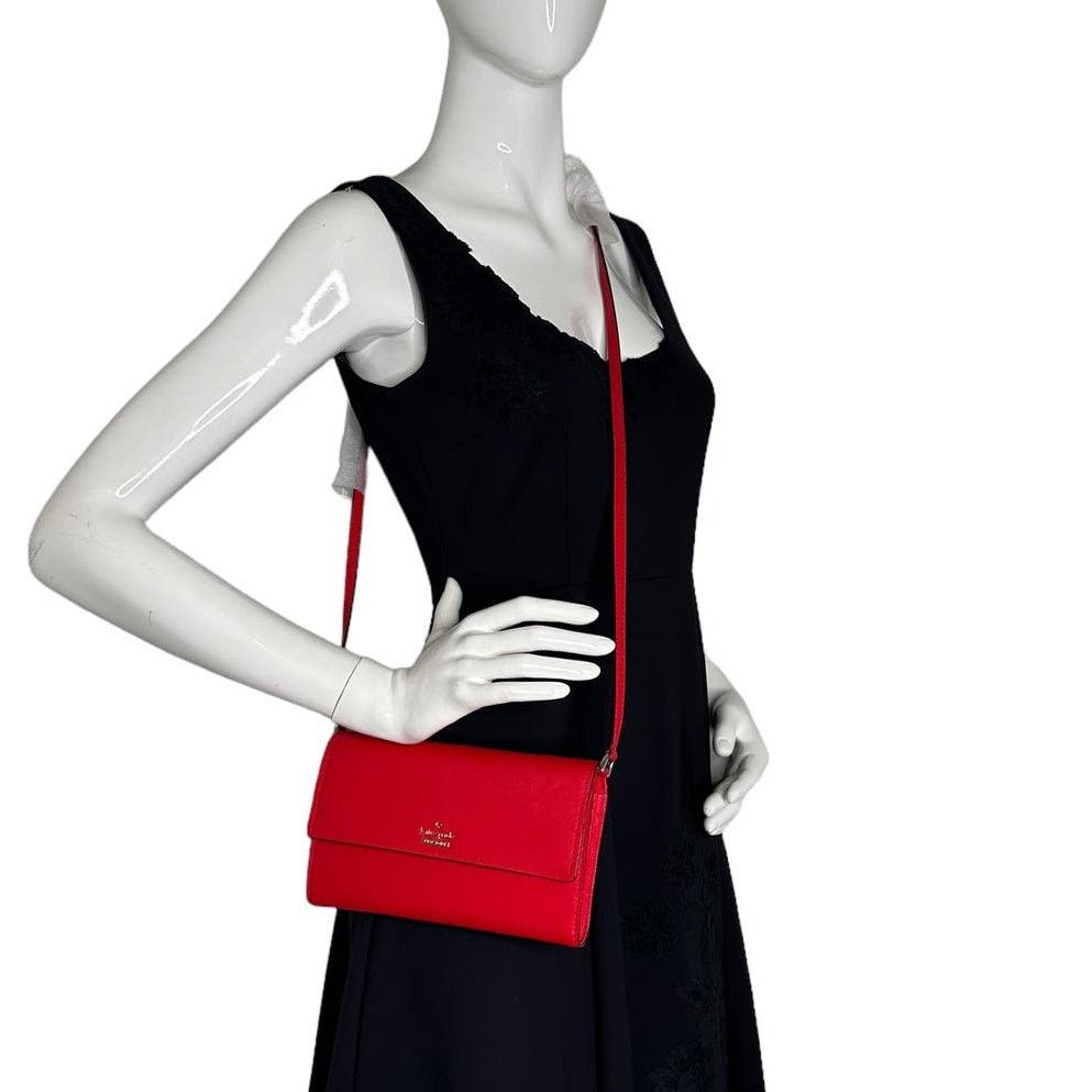 Kate Spade Kate Spade Stormie Rooster Red Crossbody Wallet Bag New Size ONE SIZE - 1 Thumbnail