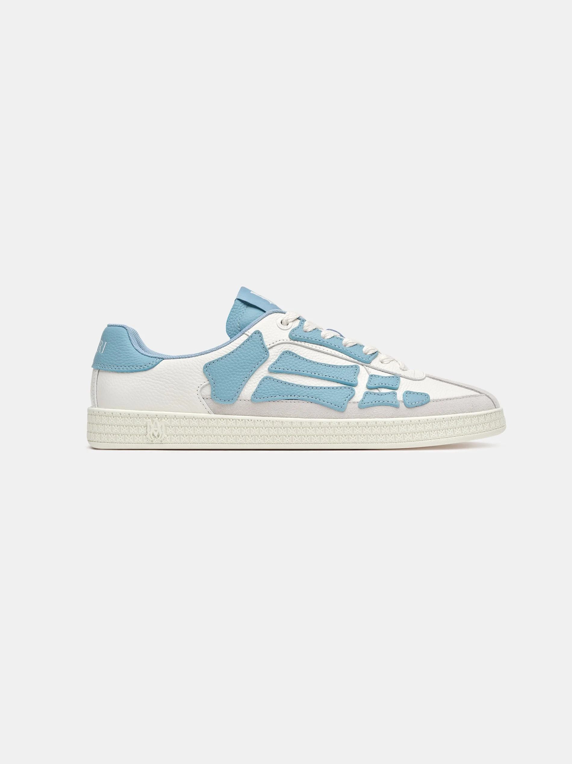 o1s1wg110326 Pacific Bones Leather Low-Top Sneakers
