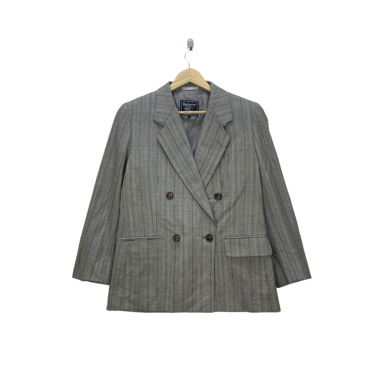 Burberry × Vintage Vintage Burberrys Checked Casual Suit Jacket Size M / US 6-8 / IT 42-44 - 1 Thumbnail