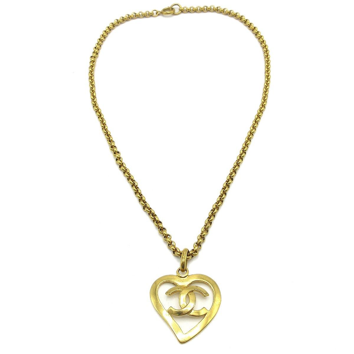 Chanel Chanel CC Heart Pendant Metal Size ONE SIZE - 1 Thumbnail