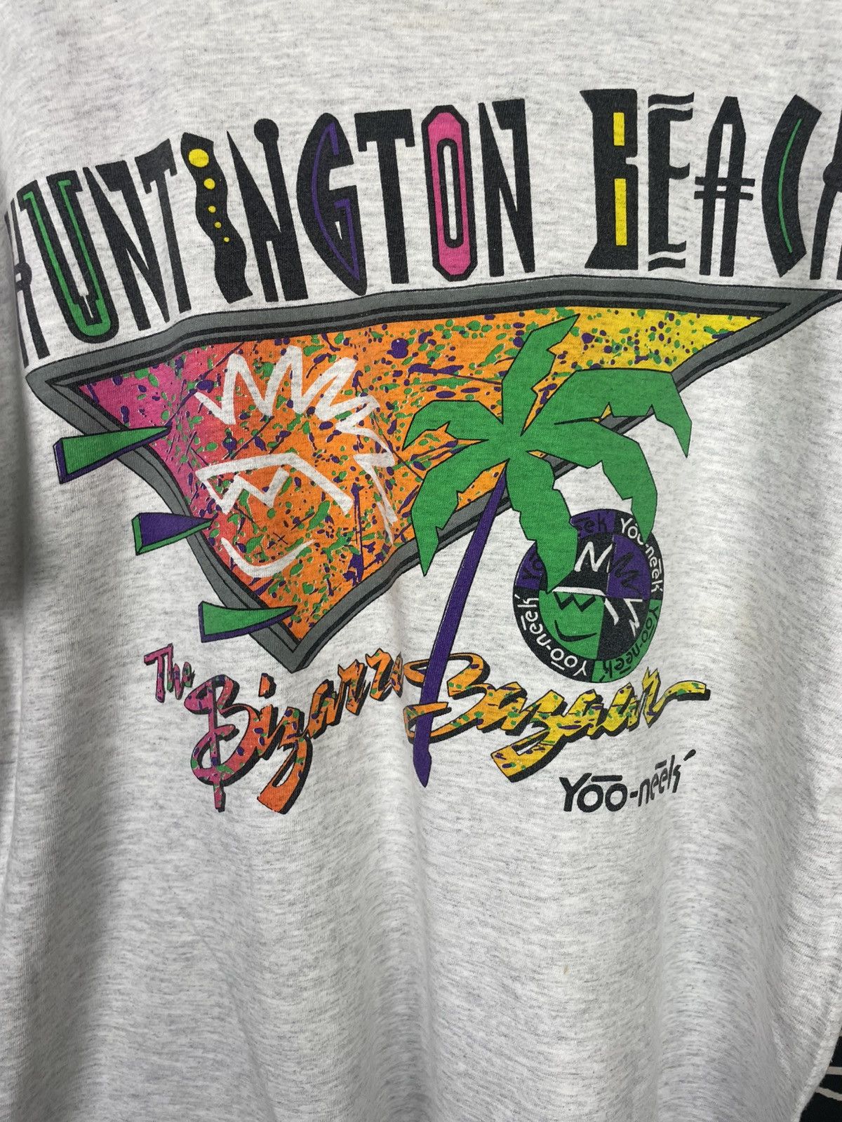 Vintage Vintage Usa Yoo-neek Huntington Beach Tee Size US XL / EU 56 / 4 - 3 Thumbnail