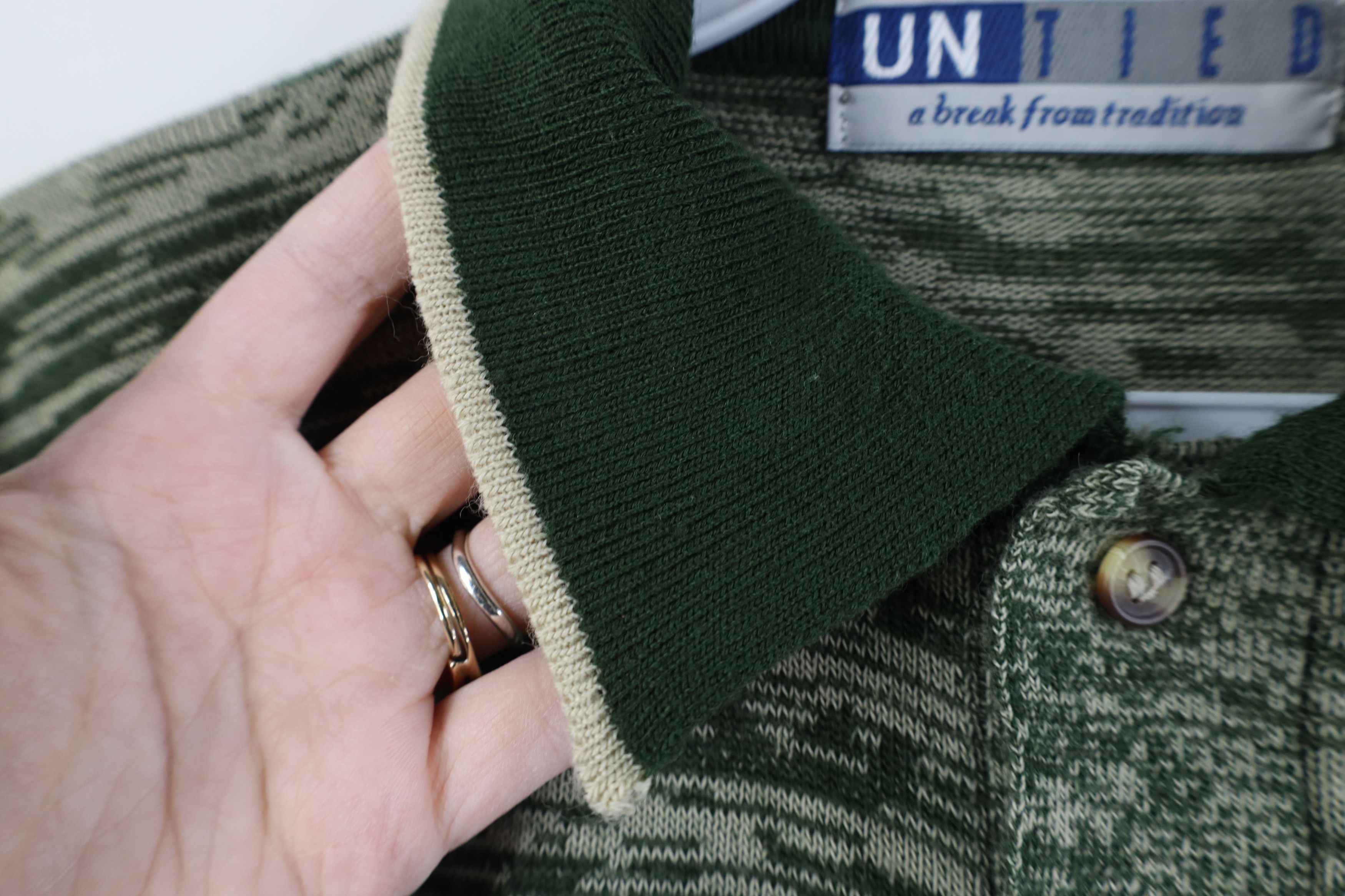 Vintage Vintage 90s Streetwear Lightweight Knit Collared Sweater Size US XL / EU 56 / 4 - 5 Thumbnail