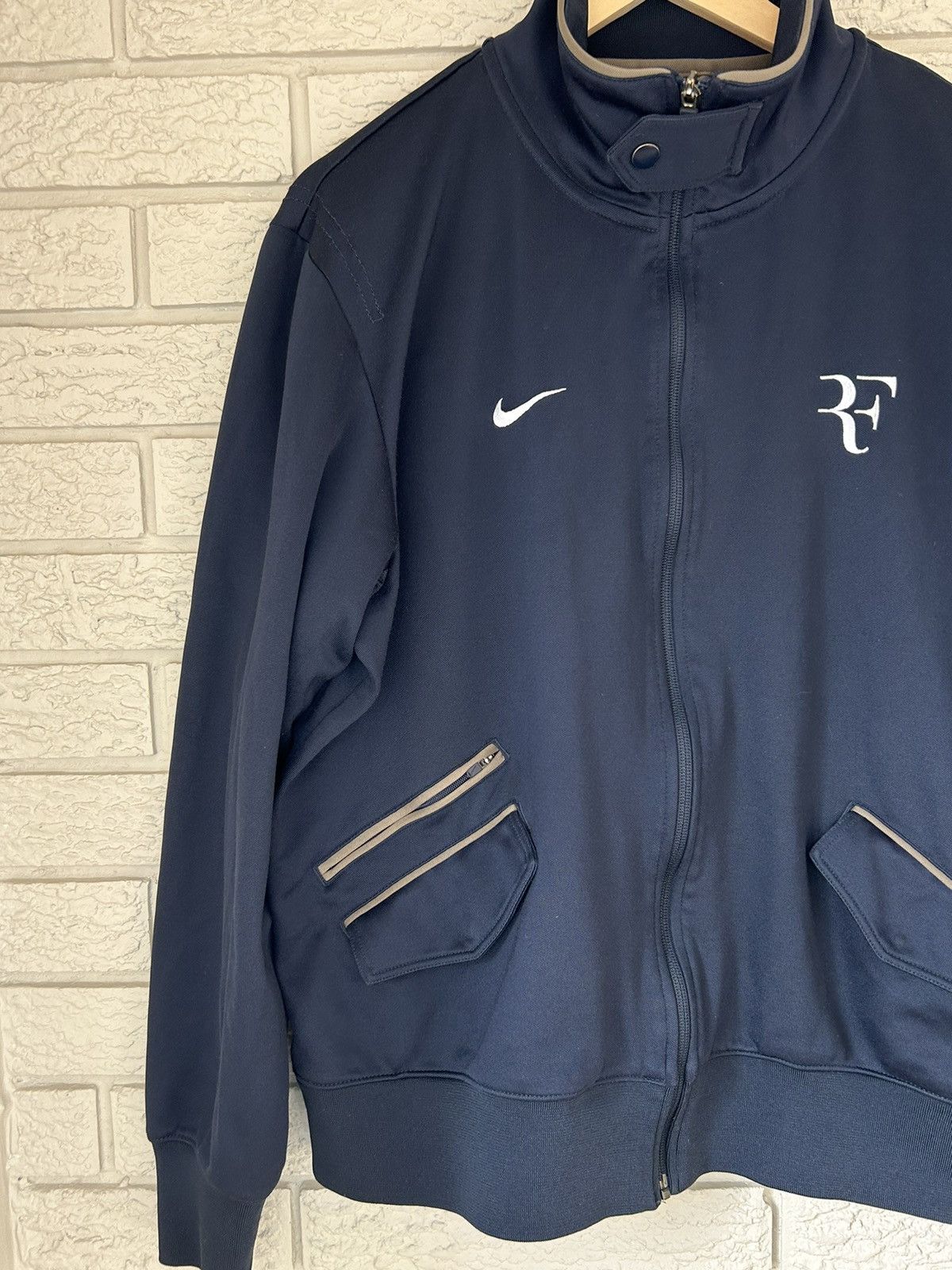 Nike Nike Roger Federer U.S Open 2010 Tennis Track Jacket Size US XL / EU 56 / 4 - 4 Thumbnail