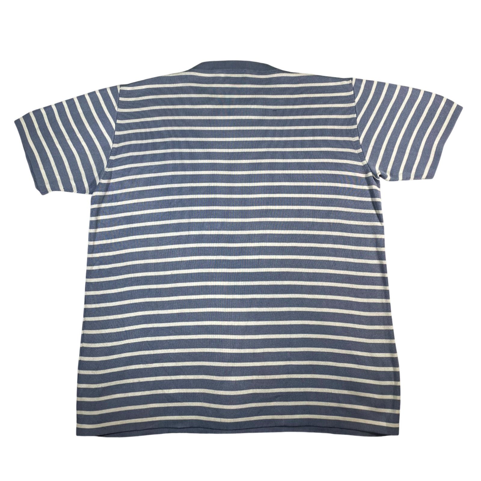 Dior Dior Logo Striped Blue Tee Size US M / EU 48-50 / 2 - 2 Thumbnail
