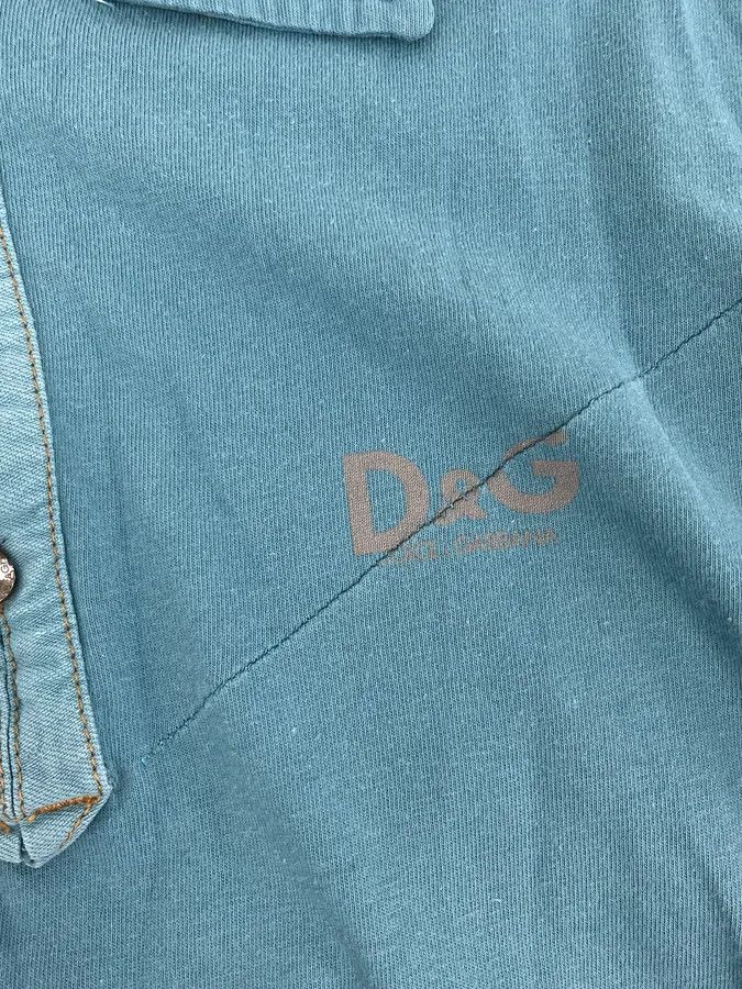 Dolce & Gabbana AW2004 Dolce & Gabbana Eagle Blue Polo Longsleeves Size US S / EU 44-46 / 1 - 9 Thumbnail