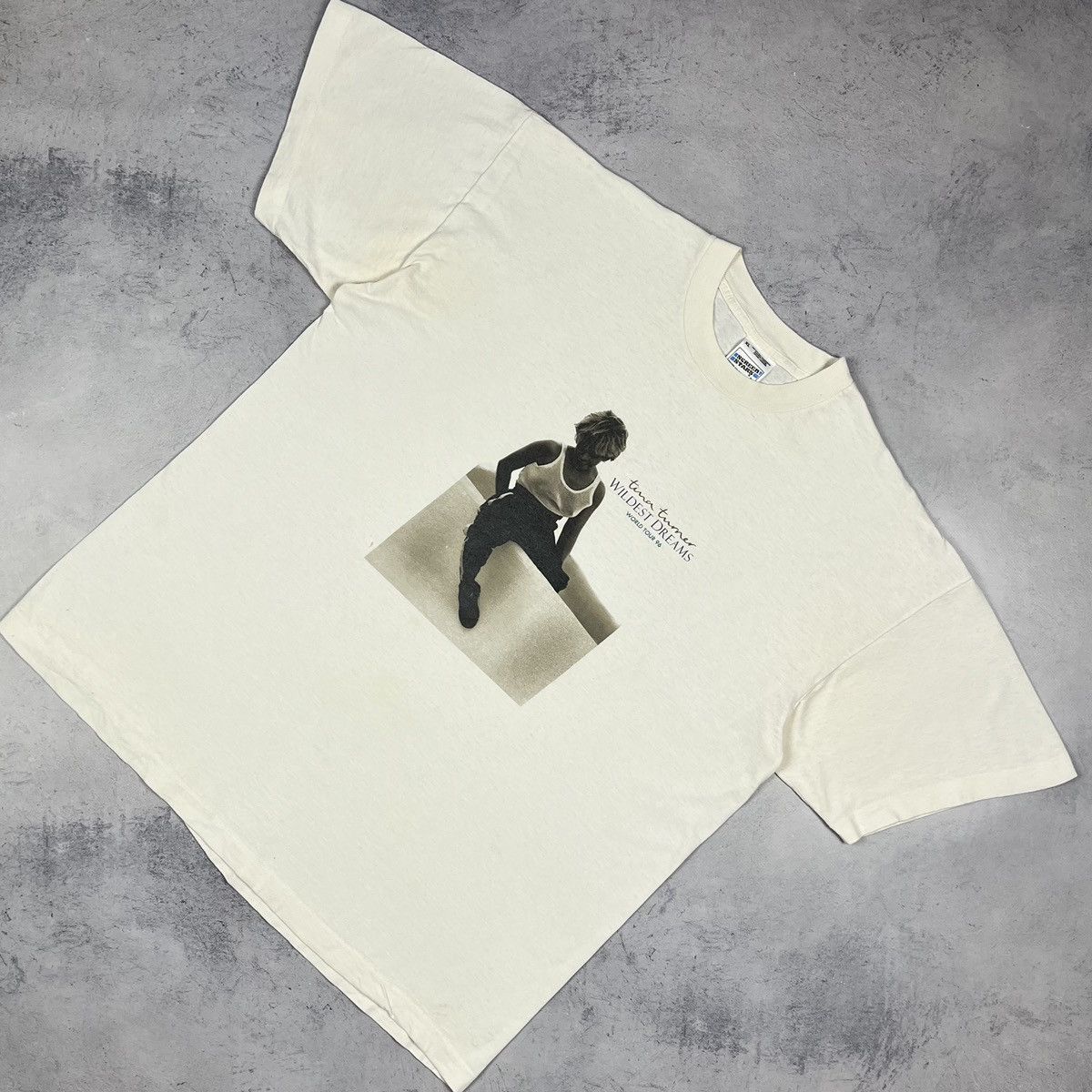 Band Tees Vintage Tina Turner Wildest Dreams tour rare tee 1996 Size US XL / EU 56 / 4 - 1 Thumbnail