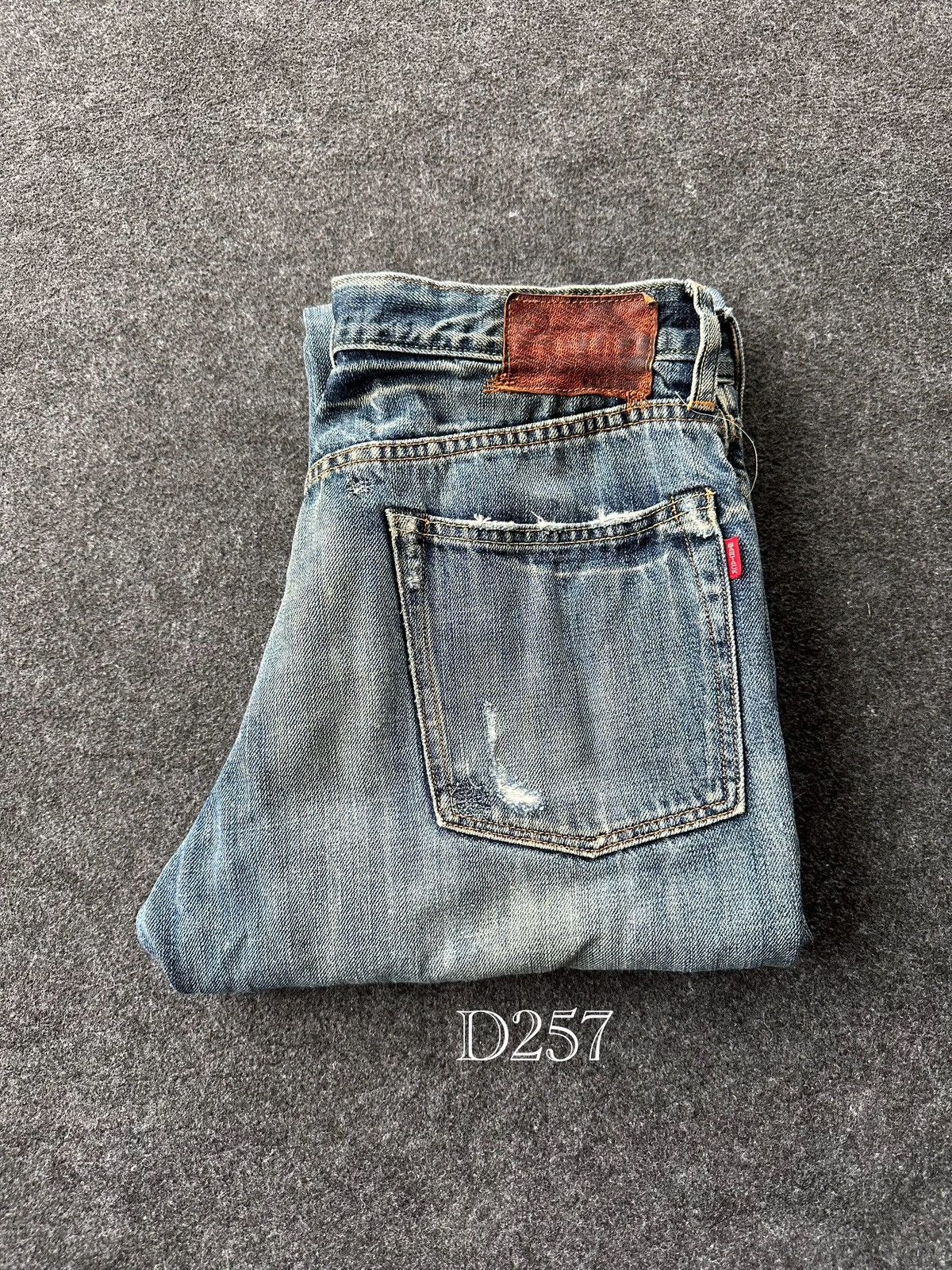 Japanese Brand Vintage Bartack Work Punk Denim W32 D257 Size US 32 / EU 48 - 19 Thumbnail