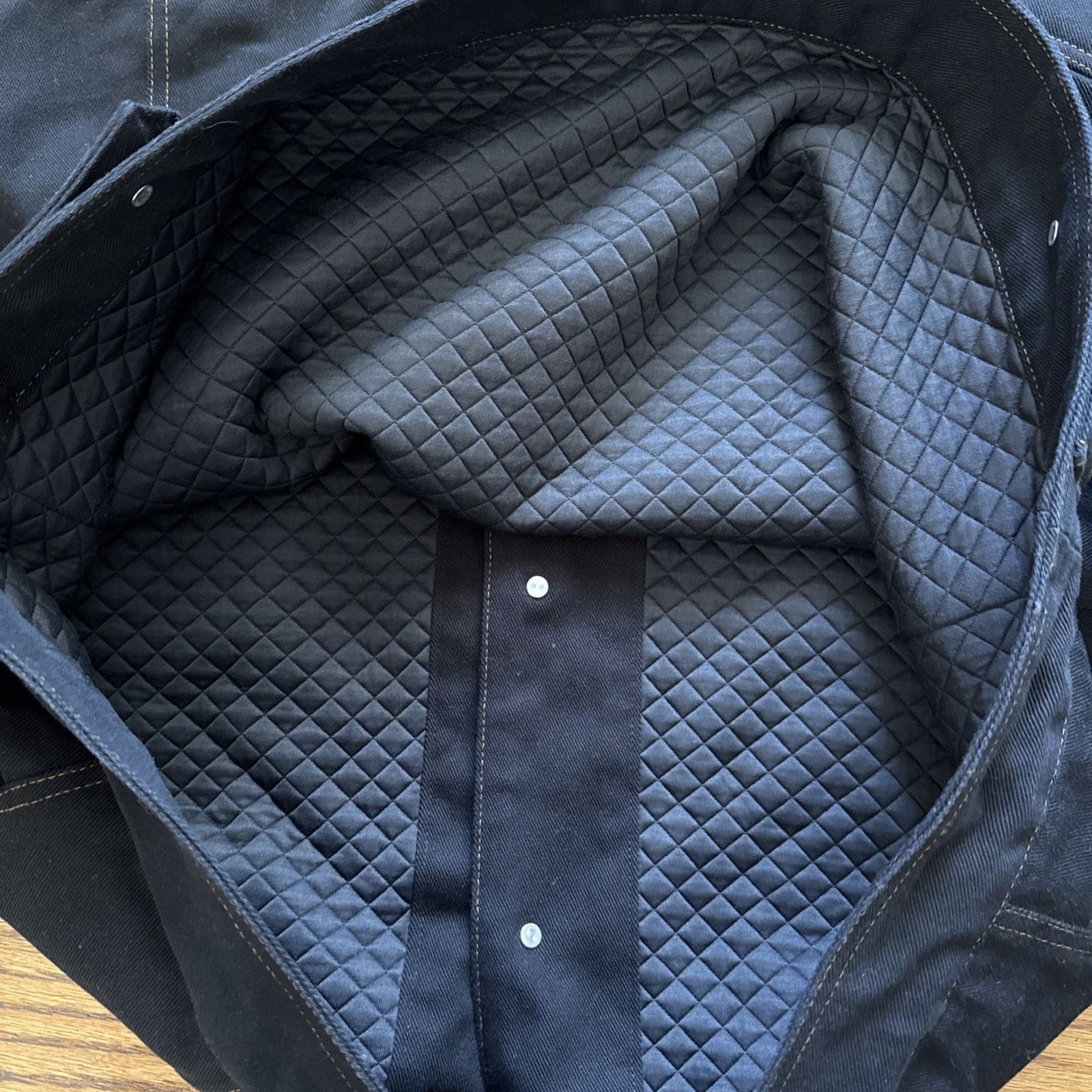 Other Kwame adusei KARD DENIM JACKET - ONE SIZE / BLACK Size US L / EU 52-54 / 3 - 12 Thumbnail