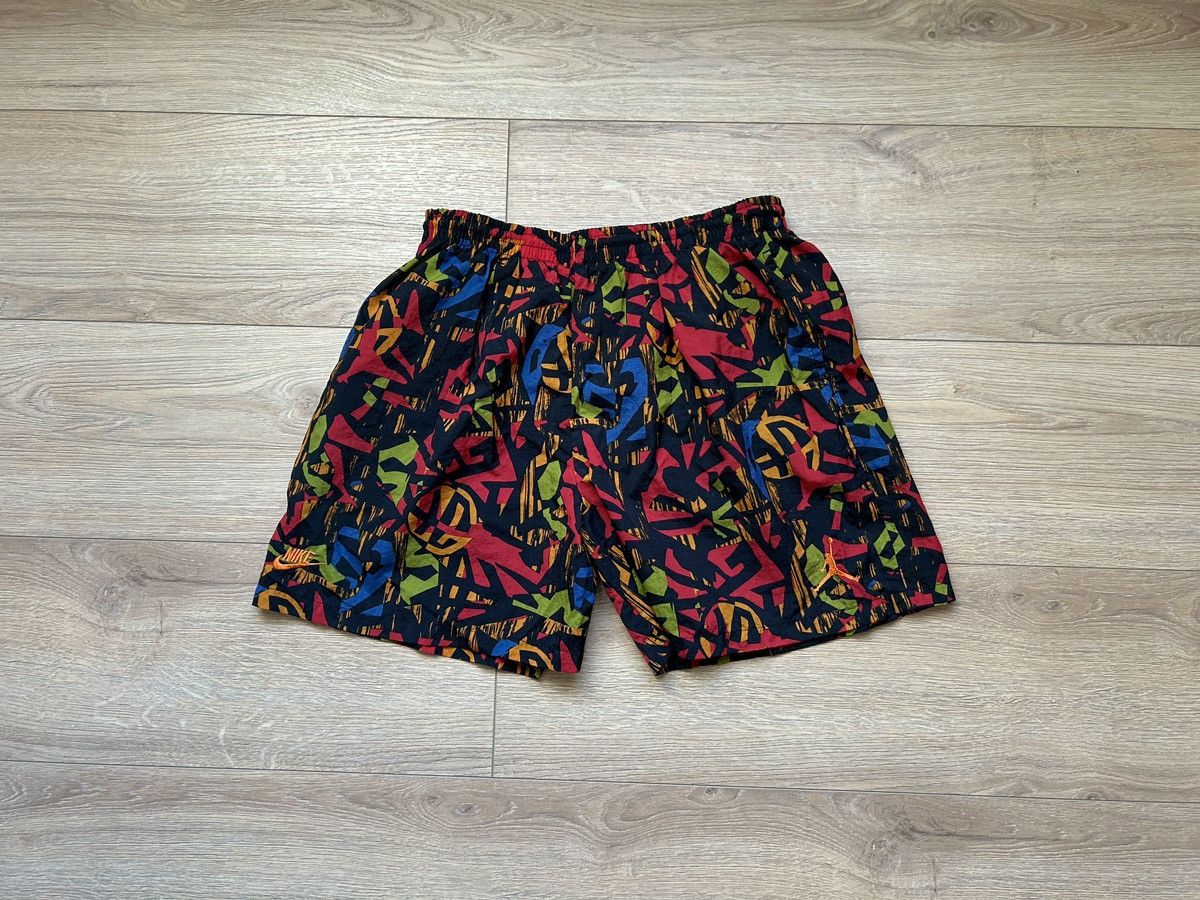 Nike Vintage Nike 90s Michael Jordan multicolor shorts Grailed