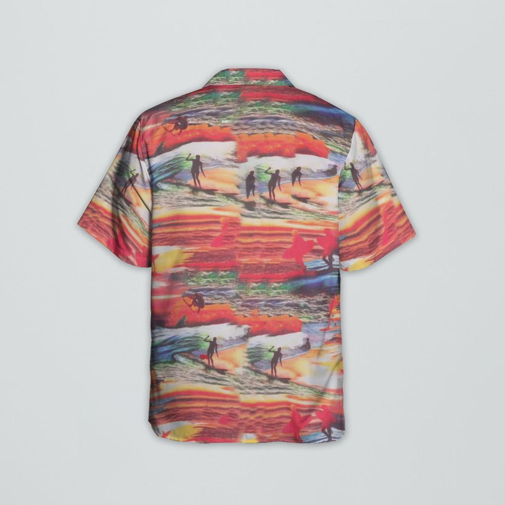 Designer Sunset-Print Cotton Shirt Size US S / EU 44-46 / 1 - 4 Thumbnail