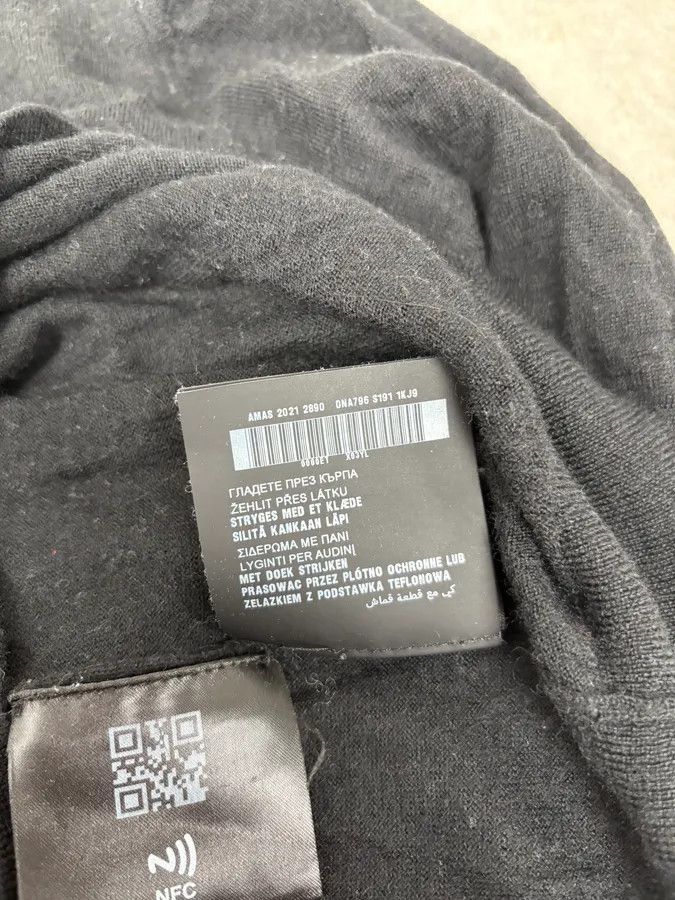 AW2021 Prada Minimalist Black Wool Sweater