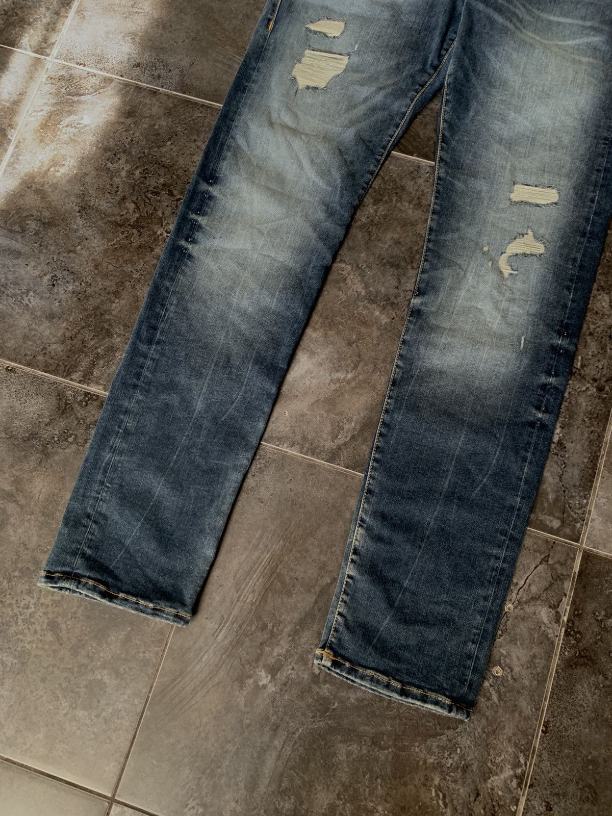 Japanese Brand × True Religion × Vintage 🔥 True Religion Rocco Relaxed Skinny Pants Jeans Y2K Logo Size US 33 - 3 Thumbnail