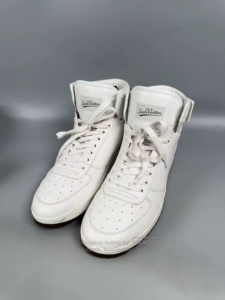 Louis Vuitton Louis Vuitton White riboli high-top casual shoes Size US 7 / EU 40 - 2 Thumbnail